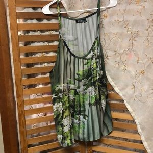 Floral tank top